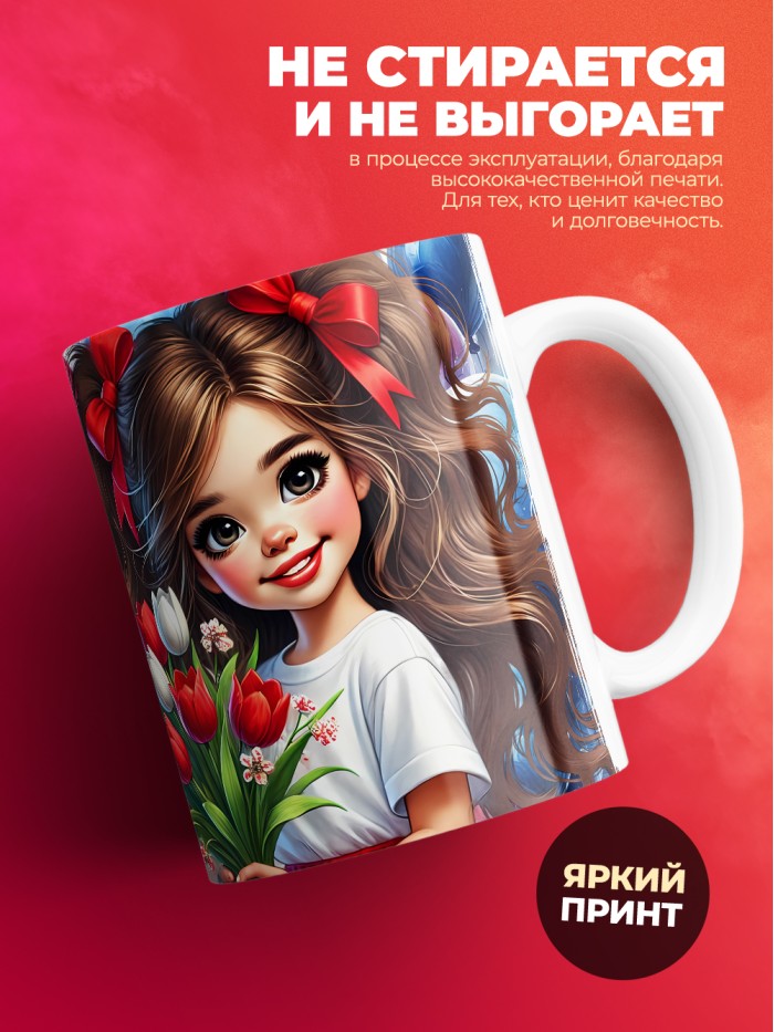Кружка на 8 марта Эльмира  Саки