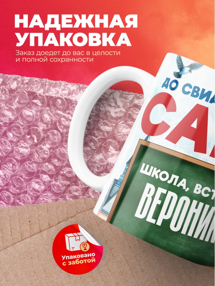 Кружка школа встречай Веронику  Саки