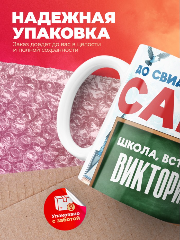 Кружка школа встречай Викторию  Саки