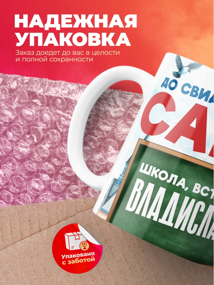 Кружка школа встречай Владислава  Саки
