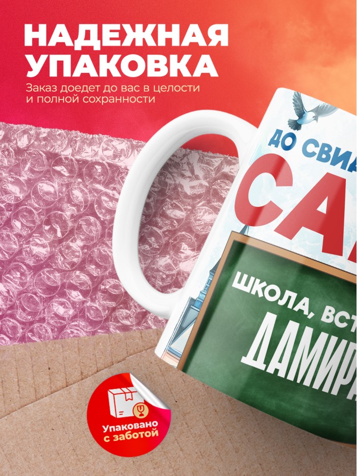 Кружка школа встречай Дамира  Саки